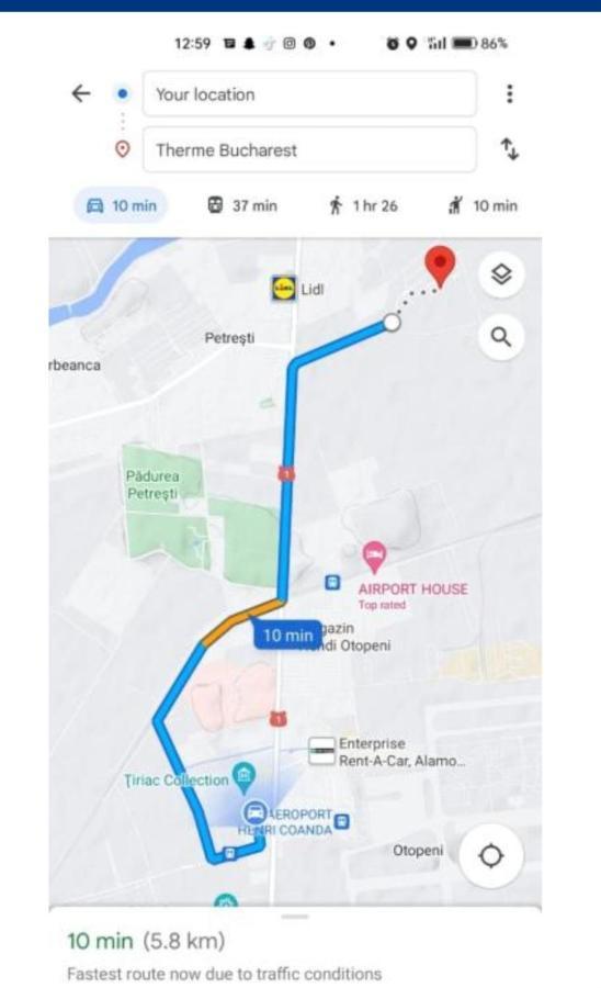 Golden Airport Residence Отопень Екстер'єр фото